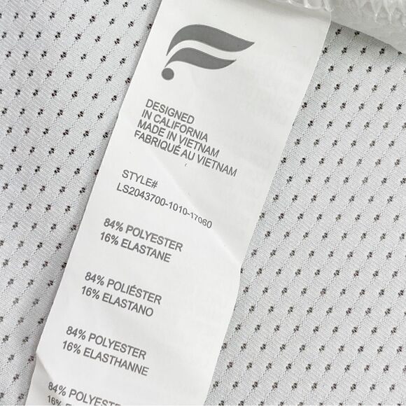 Fabletics Kaia Cropped Hoodie White XL Light Weight Perforated - Picture 13 of 14